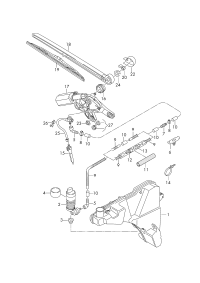 80A955711-Motor, wiper