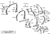557140R020-PANEL, COWL TOP SIDE, LH