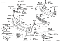 5211428060-BRACKET, FR BUMPER