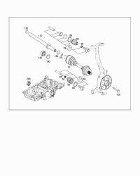 0089976590-ENGINE MOUNTING LH & RH W164
