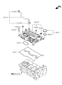 224102GGA1-COVER ASSY-ROCKER