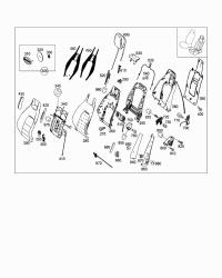 2079100534-Frame assy-seat back