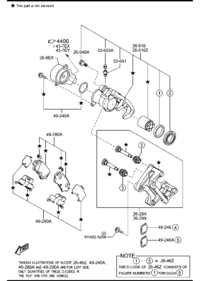 KAY02661XA-BODY & PISTON(R),CALIPER