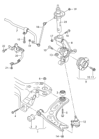 RUBBER MOUNTING-UPPER-GOLF/JE