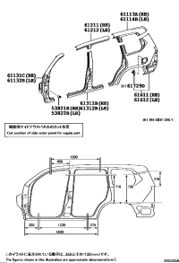 6111360060-PANEL, SIDE, OUTER NO.2 RH