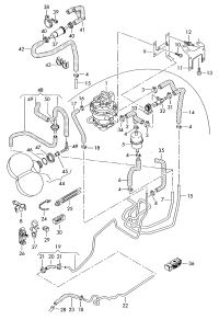 4E0906271-Pump, fuel system diagnosis