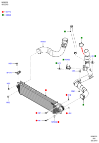 FS736K683BB-HOSE ASSY-EGR COOLER,OUT