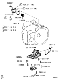 2920A096-O-RING,A/T VALVE B0DY
