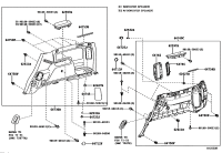 6253160020-SPACER, QUARTER TRIM, RH/LH