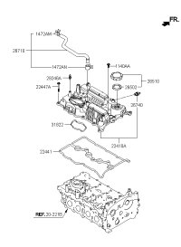 224102GGA0-COVER ASSY-ROCKER