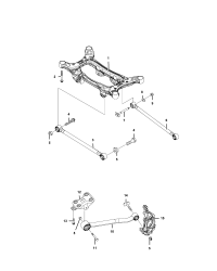 53371193-Member, rear suspension
