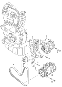 06L903133D-TENSIONER ASS`Y