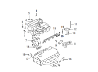SMA140192-SUPPORT-STEERING LINK -M*CLASS