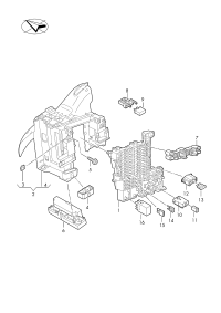 5WA937615-Relay kit w/fuse box