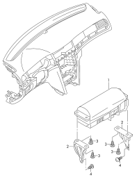 3VD880204D-Air bag unit (co * *