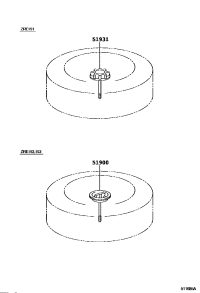 5193102080-CARRIER, SPARE WHEEL, NO.1