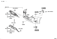 521280P040-COVER, FOG LAMP, LH
