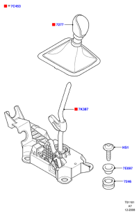BM5R7H409BAA-Boot-shift lever