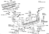 5872360040-Protector sub-assy, rear bumper, rh