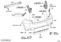 521590Z939-COVER, RR BUMPER