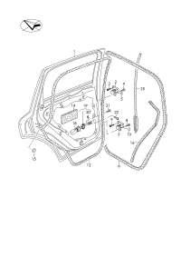 7P0833055-Fit door:
