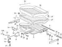 321881105AN-Bracket assy-seat tray