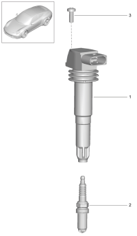 9A160210404-IGNITION COIL/PANAMERA/MACAN
