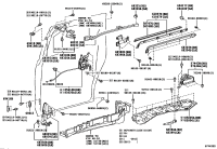 6803228021-Arm sub-assy, slide door roller, upper, rh/lh