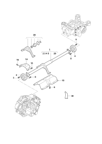 3QG521101H-PORSCHE CAYENNE CARDAN SHAFT