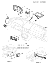 9024468-CLUSTER ASSY-INSTRUMENT