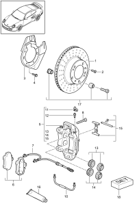 99735140500-BRAKE DISC FRT-C(W203)