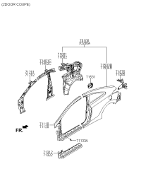715033XC00-PNL ASSY QTR OTR LH