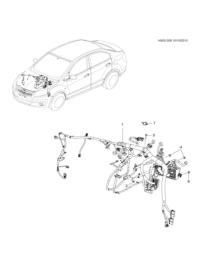 90800420-WIRE, INSTRUMENT PANEL