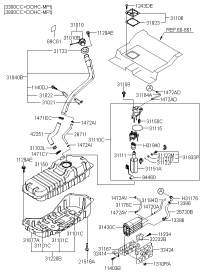 311103E700-TANK ASSY, FUEL