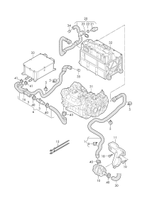 5QE122058K-Coolant hose