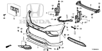 71101TFCH10ZZ-FASCIA-FRONT BUMPER Y62 US SPEC