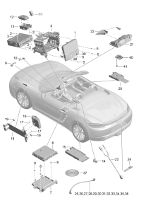 9A764295300-Hub assy-USB