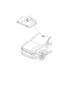 3QD980654A-Camera, front driver assistance system