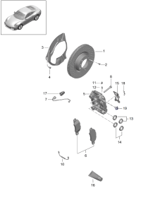 98135193904-BRAKE PAD FRT-GOLF VII