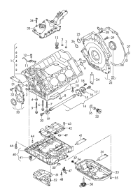 06E103604K-Piece-oil pan lwr