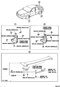 7662133080-APRON SUB-ASSY, FRONT FENDER, RH