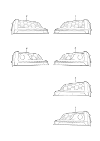 8W6807681K-VENTILATION GRILLE/POL/09-LH/F