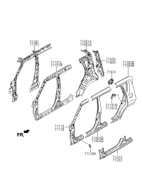 711172K000-BRACKET ASSY-FENDER MTG