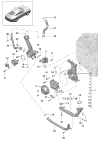 9A110603900-Water pump