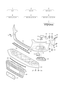 8W6807065-COVER ASSY, PLASTIC