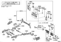 5838612020-BRACKET, REAR BUMPER COVER, NO.1