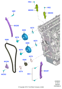 6M8Z6278A-Spacer, camshaft