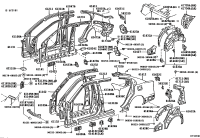 6101630030-GUSSET, FRONT BODY PILLAR, LOWER LH