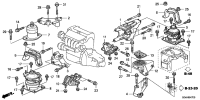 50670SDAA12-Bracket, transmission upper mounting