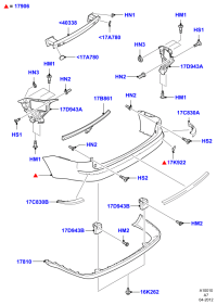 3M51R403226AJ-REINF ASSY-RAD CORE UPR